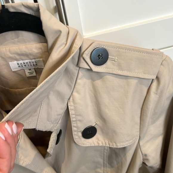 Barney’s New York 3/4 Trench Coat Tan Women Size M - Picture 12 of 16